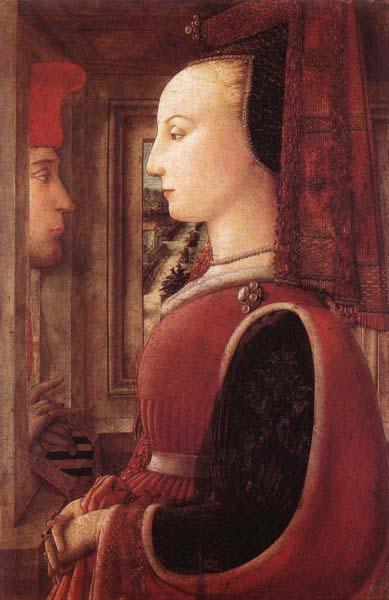 Fra Filippo Lippi Portrait of a Man and Woman at a Casement